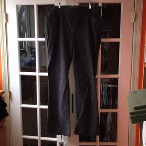 Women’s size 20 Tall corduroy dark grey.